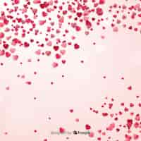 Free vector tiny hearts background