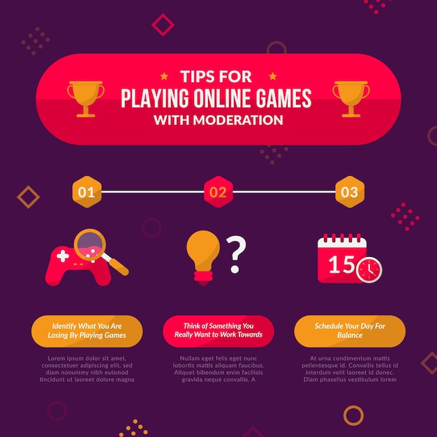 Tips for playing online games with moderation