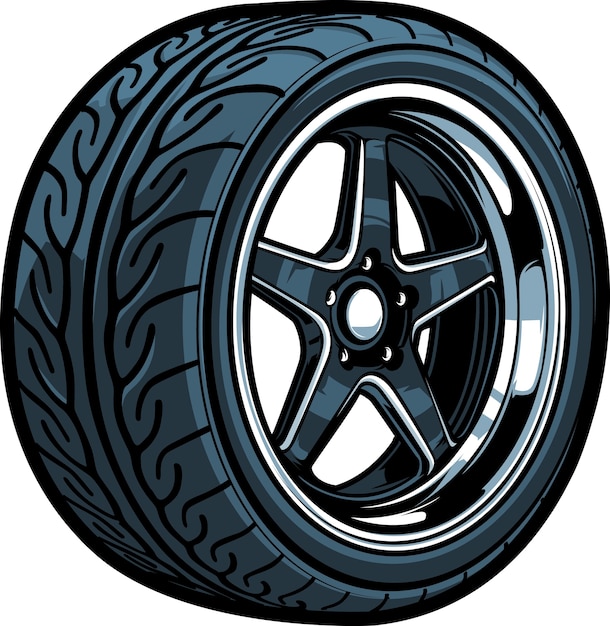 Tire Premium Vector
