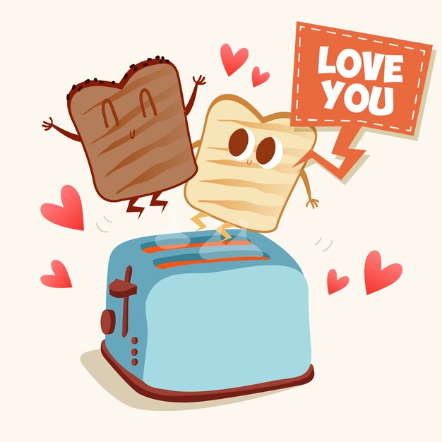 Toast background design