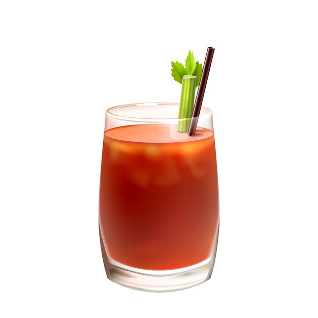 Tomato juice design