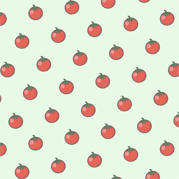 Free vector tomato pattern background