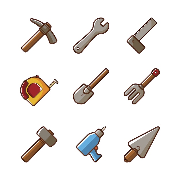 Tools icon collection