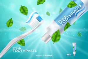 歯磨き粉の広告