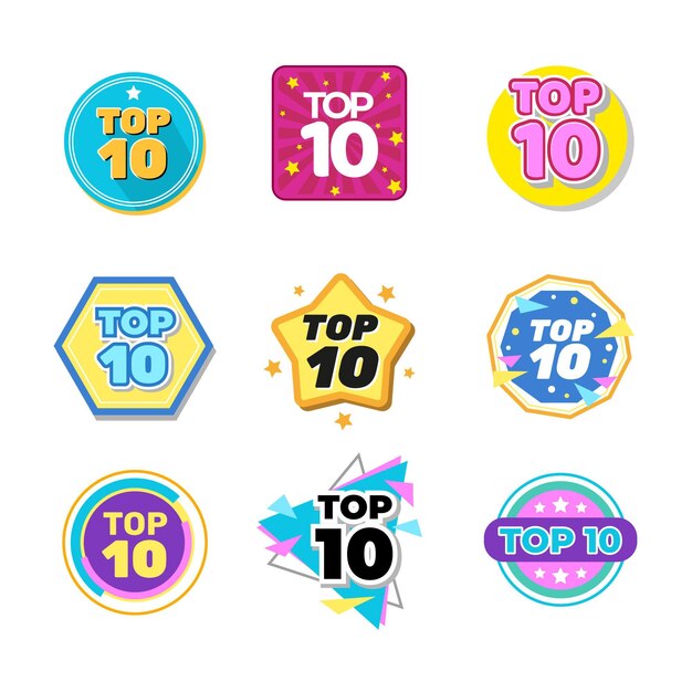 トップ10バッジコレクション