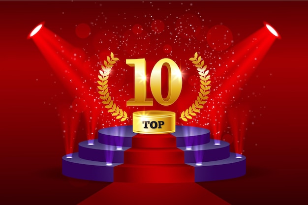 Top 10 best podium award