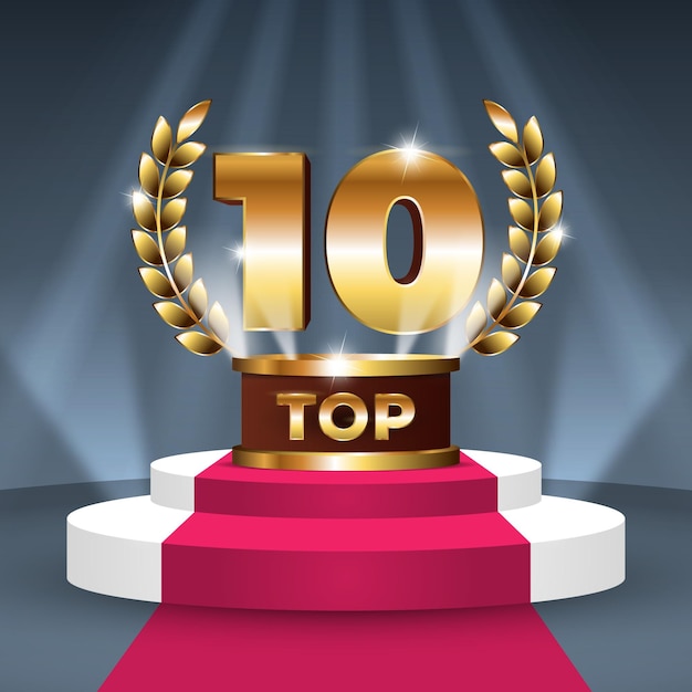 Top 10 best podium award