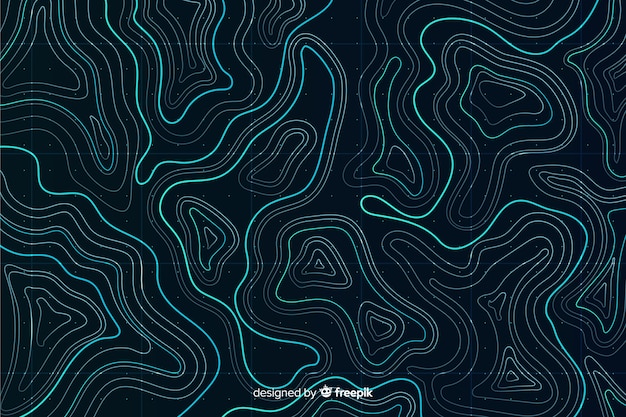 Topographic lines background