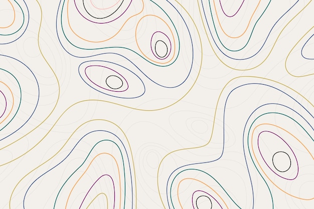 Topographic map background concept