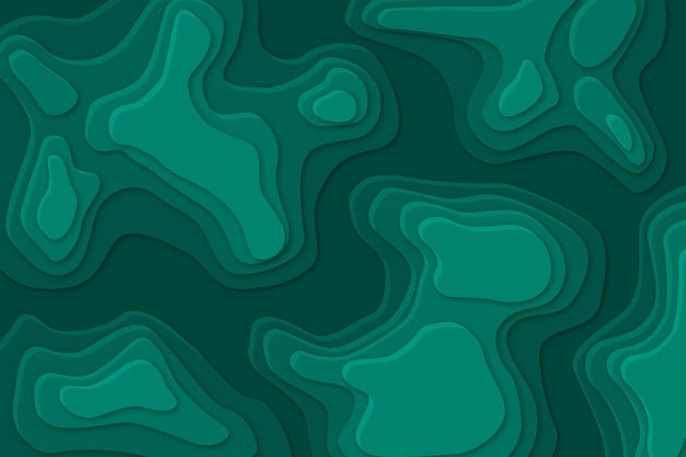 Free vector topographic map background concept