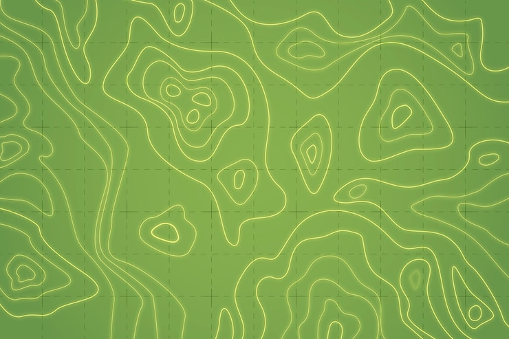 Free Vector topographic map background concept