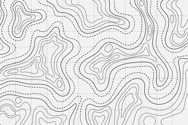 Topographic map background design