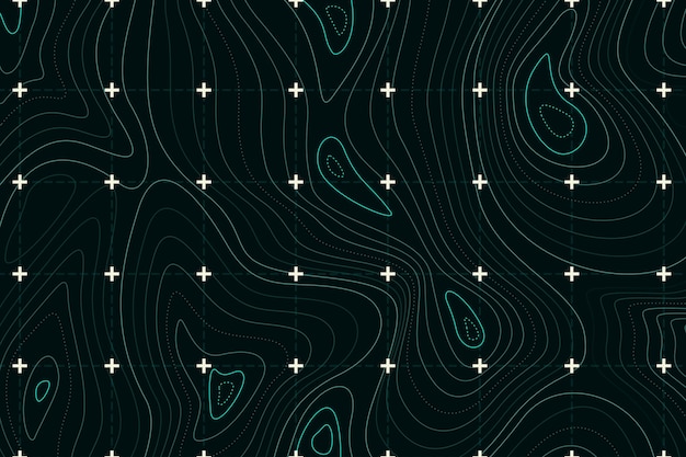 Free vector topographic map background style