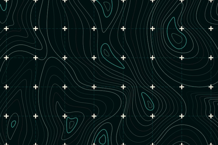 Free Vector topographic map background style
