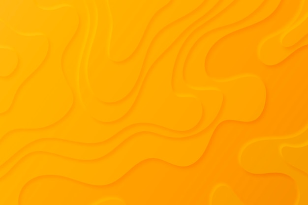 Free vector topographic map background with orange layers