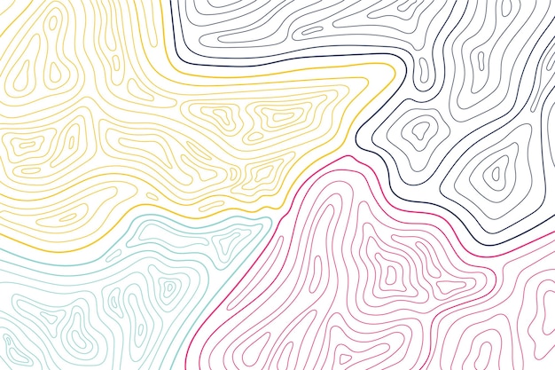 Free vector topographic map background