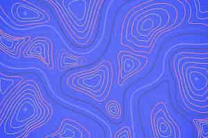 Free vector topographic map background