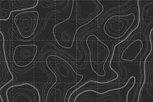 Free vector topographic map background