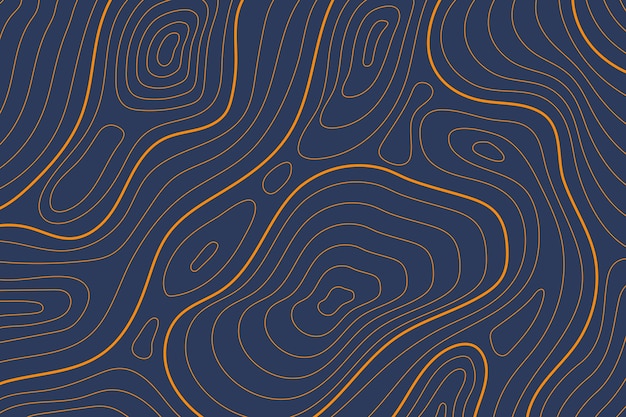 Free vector topographic map background