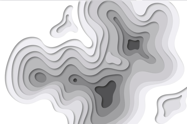 Free Vector topographic map background