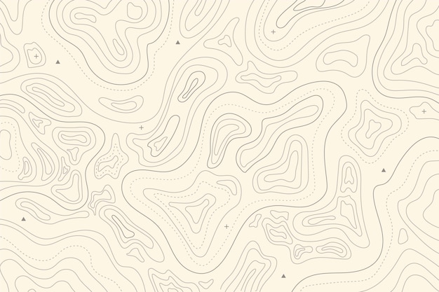 Free vector topographic map background