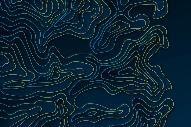 Topographic map background