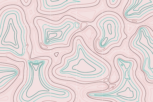 Free vector topographic map background