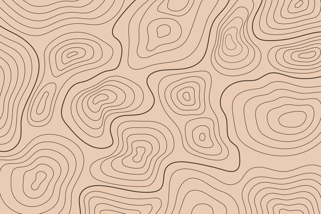 Topographic map wallpaper concept