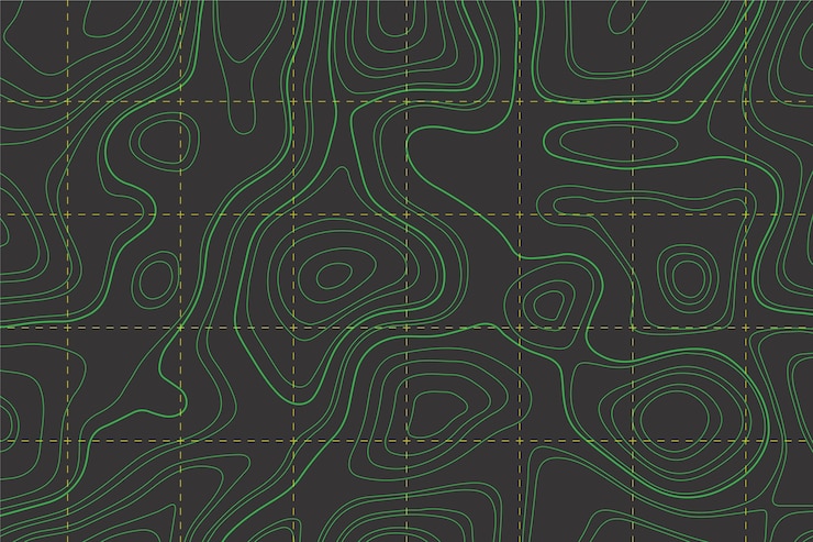 Free Vector topographic map wallpaper