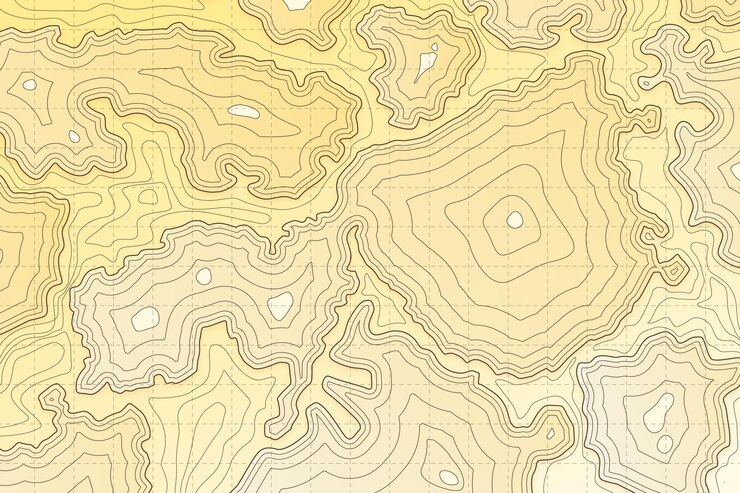 Free Vector topographic map wavy abstract background