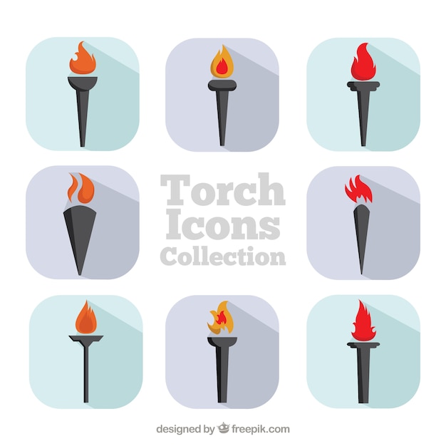 Torch icons collection