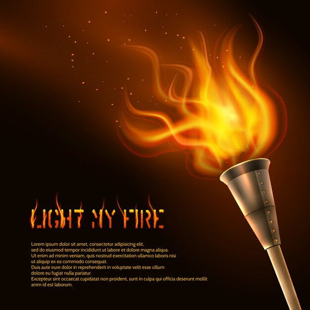 Torch Realistic Background