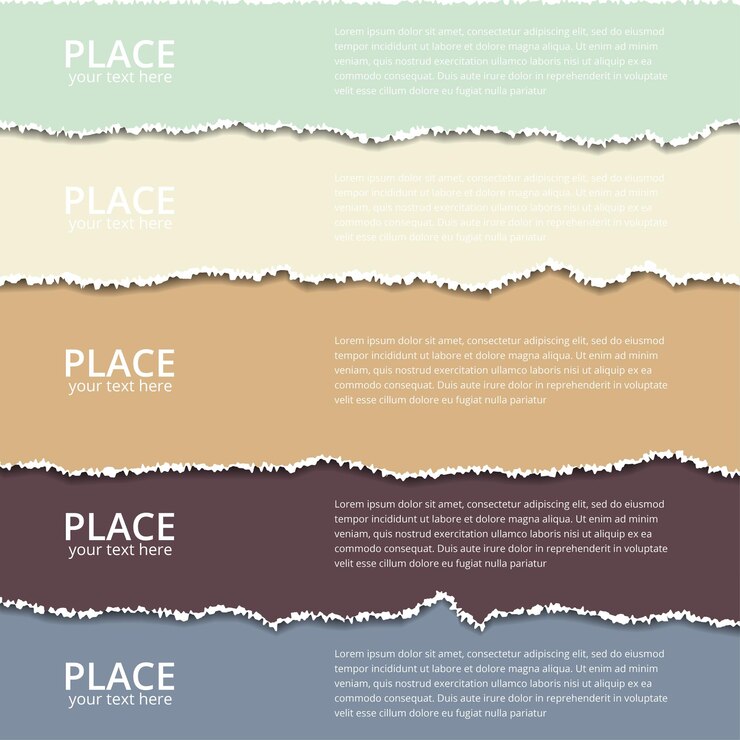 Free Vector torn paper background