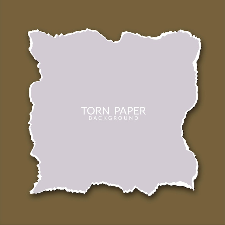 Free Vector torn paper piece design background
