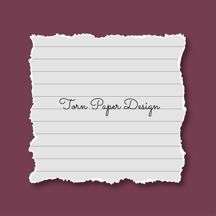 Free Vector torn paper piece design background