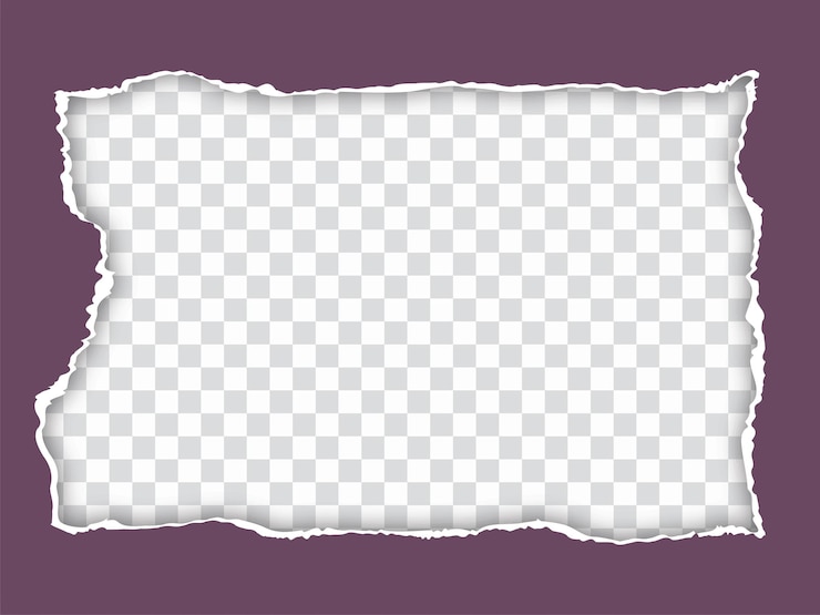 Free Vector torn paper style frame design background vector