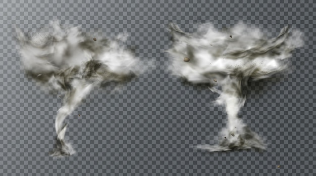 Бесплатное векторное изображение Торнадо твистер ураган ветер или циклон вихрь
