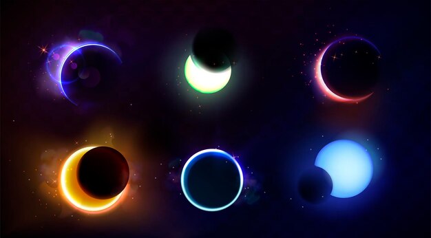 total and partial solar eclipse