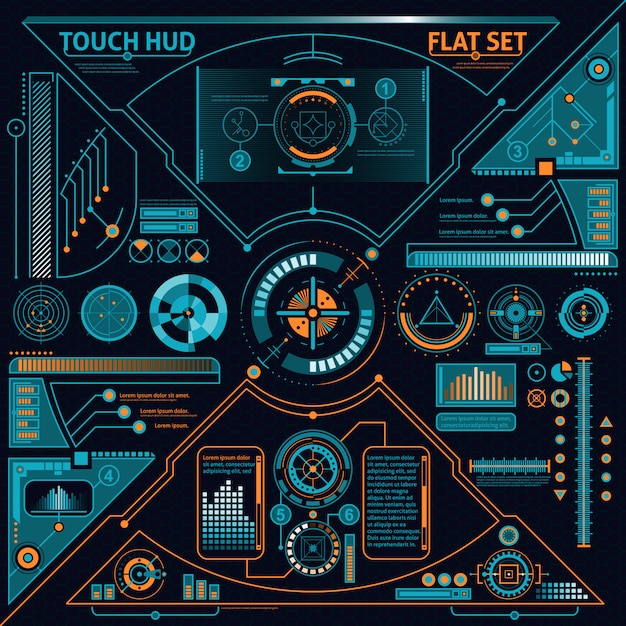 Touch hud set