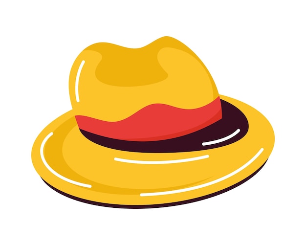 Free Vector tourist hat accessory