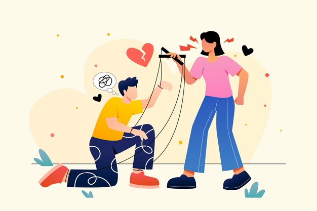 toxic relationship illustration