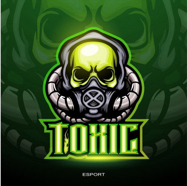 Download Free Toxic Skull Mask Hat Sport Esport Gaming Mascot Logo Template For Use our free logo maker to create a logo and build your brand. Put your logo on business cards, promotional products, or your website for brand visibility.