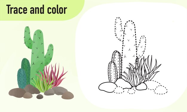 Premium Vector | Cute hand drawn cactuse in the pots. cactus