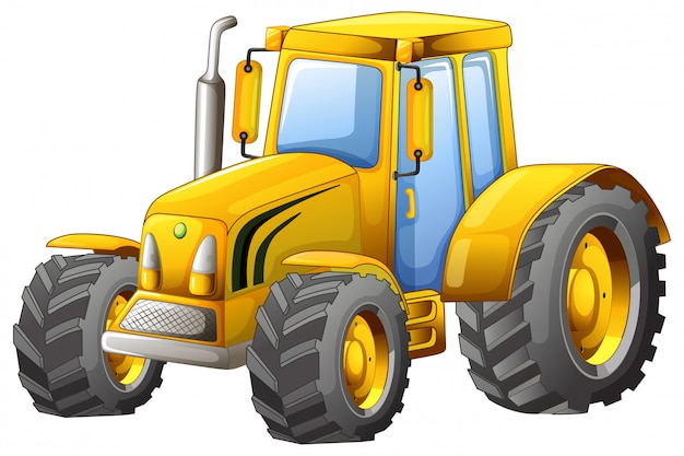 Free vector tractor