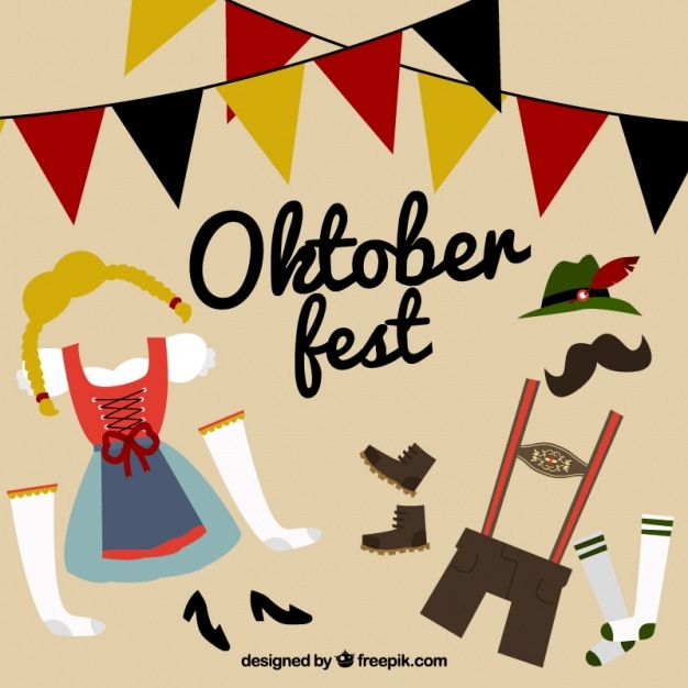 Abbigliamento tradizionale per l'oktoberfest