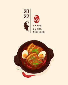 Traditional food on lunar new year