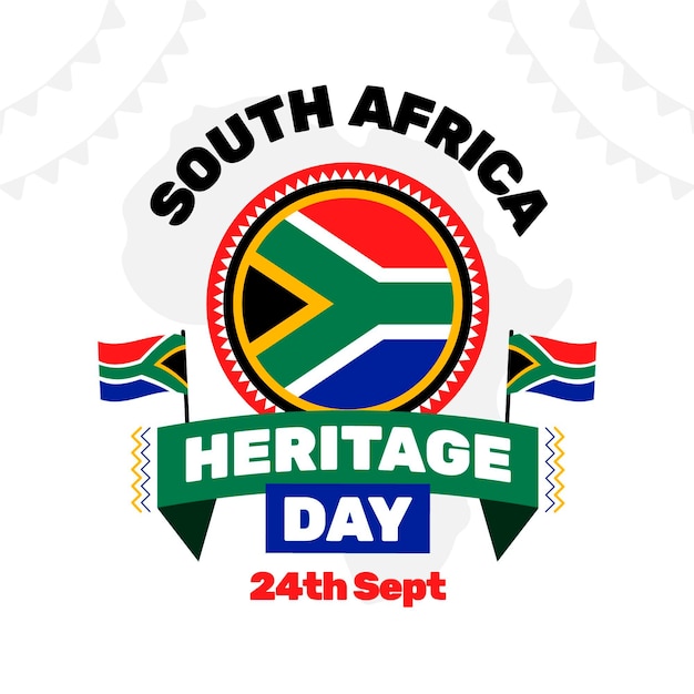 Free vector traditional heritage day event illustration