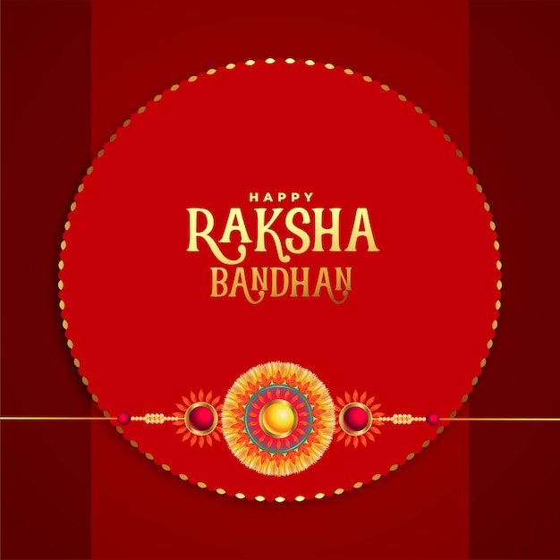 Традиционный дизайн поздравительной открытки ракшабандхана