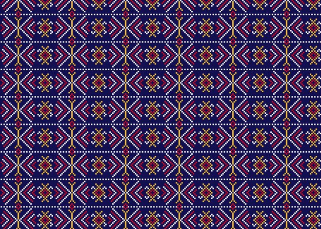 Traditional songket pattern