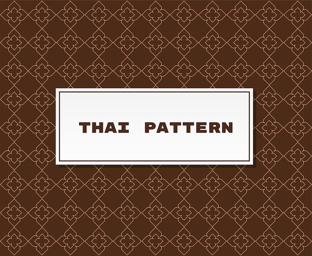 Traditional thai pattern illustration
